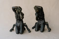 Louis McClellan Potter, Pair of Figural Andirons