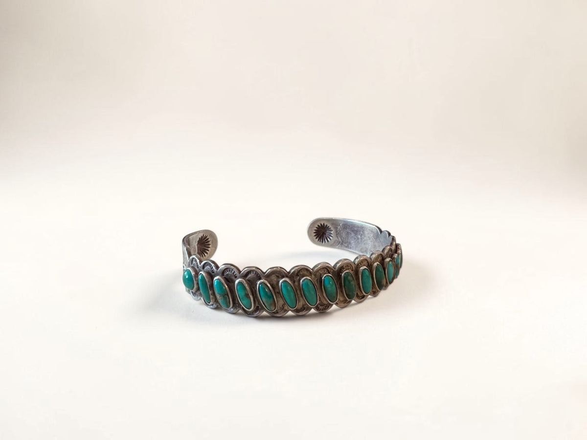 Sterling Silver & Turquoise Cuff Bracelet