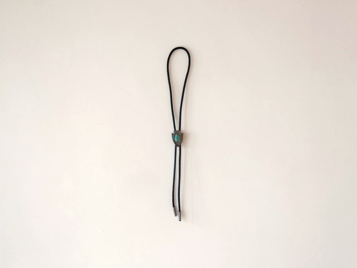 Silver & Turquoise Arrowhead Bolo Tie